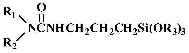 Uramido modified MQ silicon resin, and preparation method and application thereof