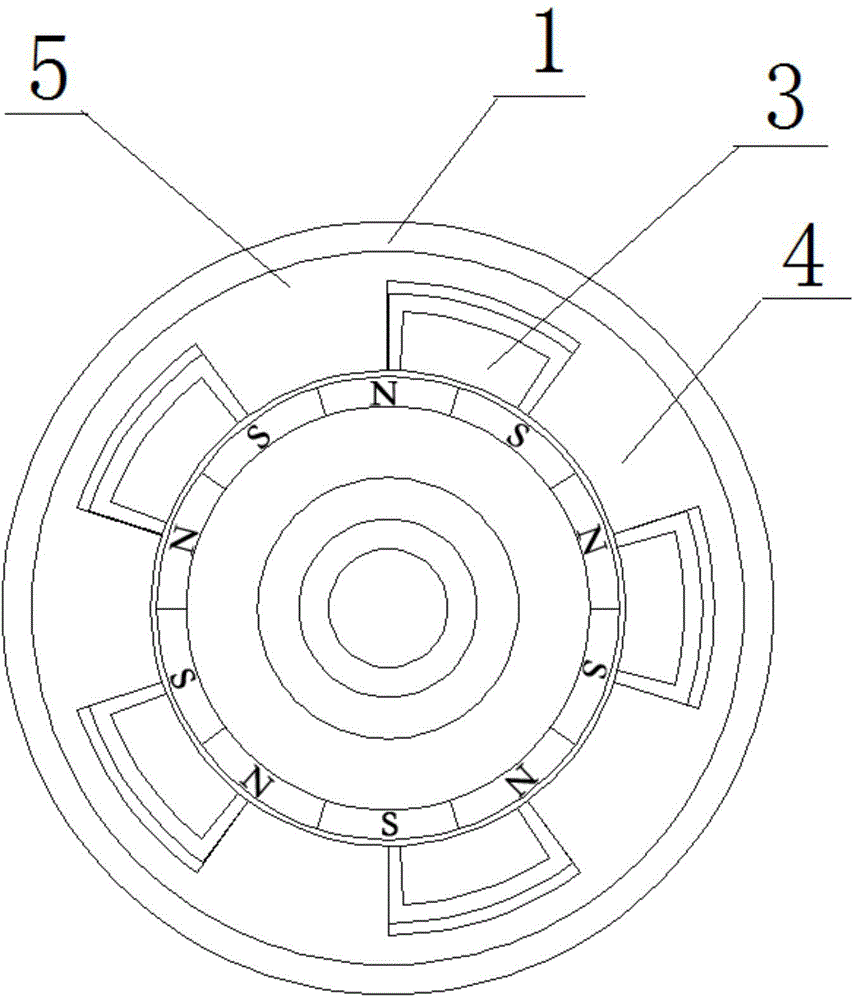 Transverse flux high-speed superconducting motor system