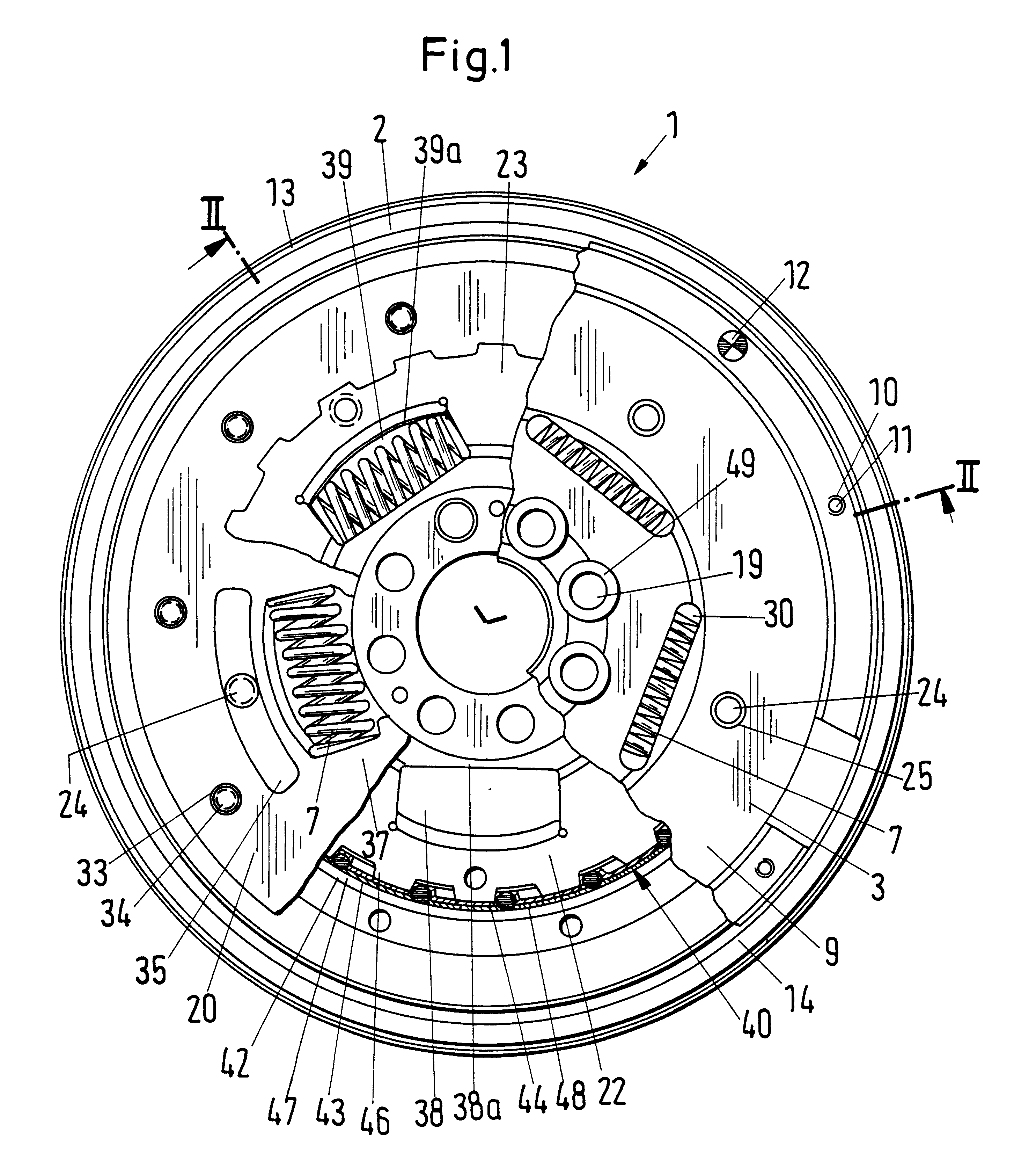 Apparatus for damping torsional vibrations