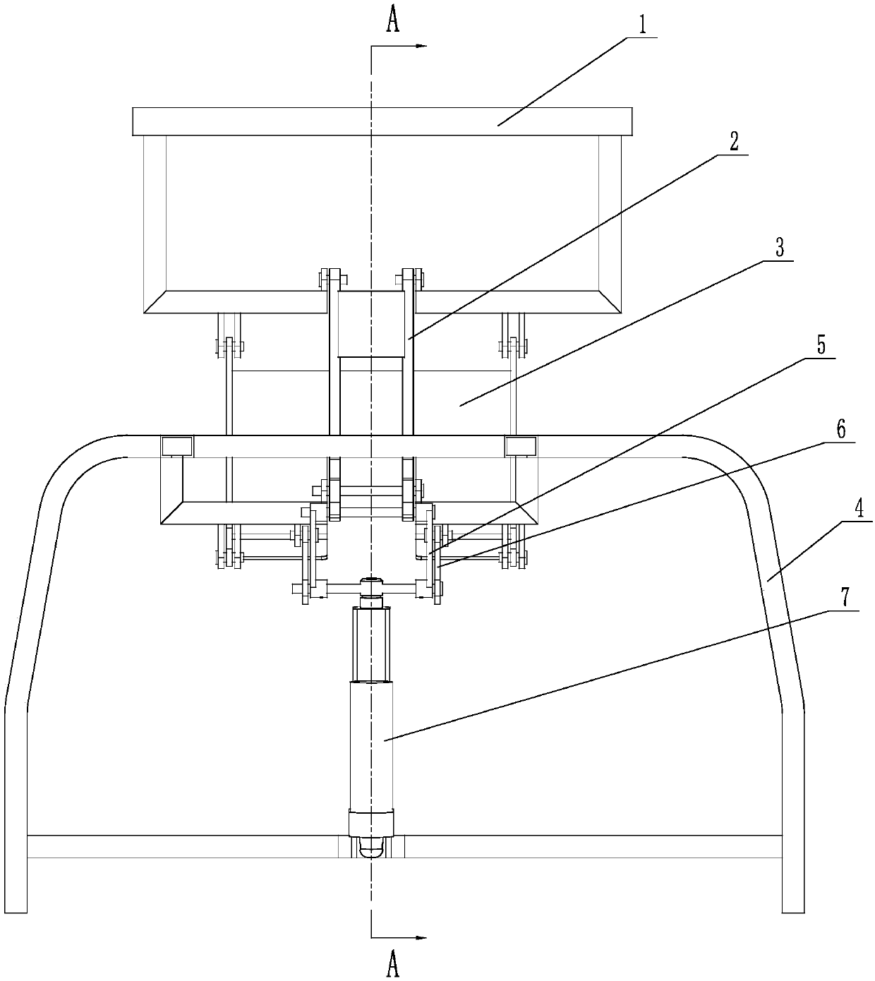 Electric lift armrest structure