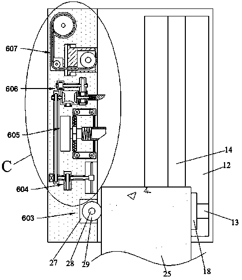 Furniture board automatic guide-in side seal device