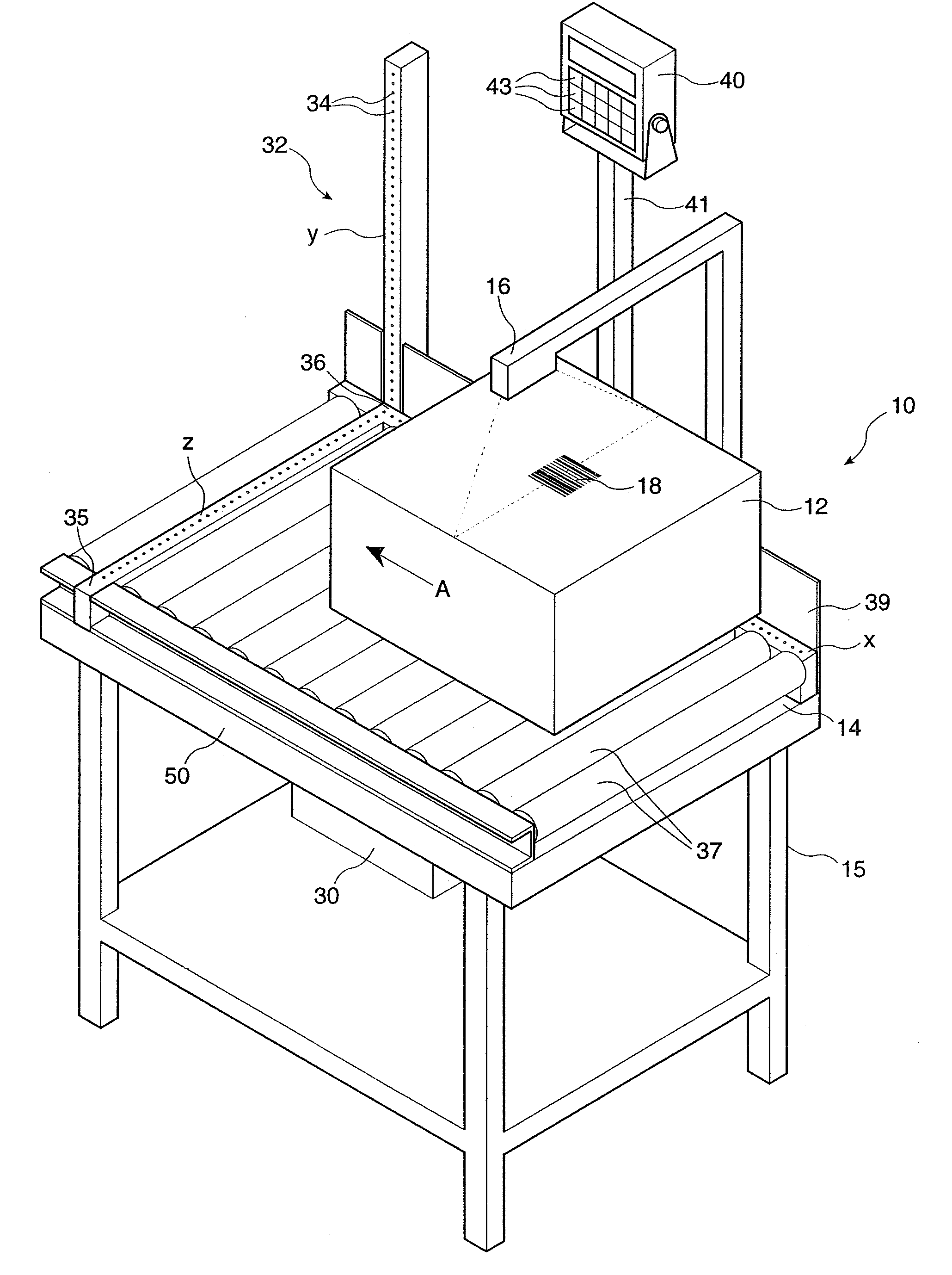 Billing system and method for determining transportation charges for packages