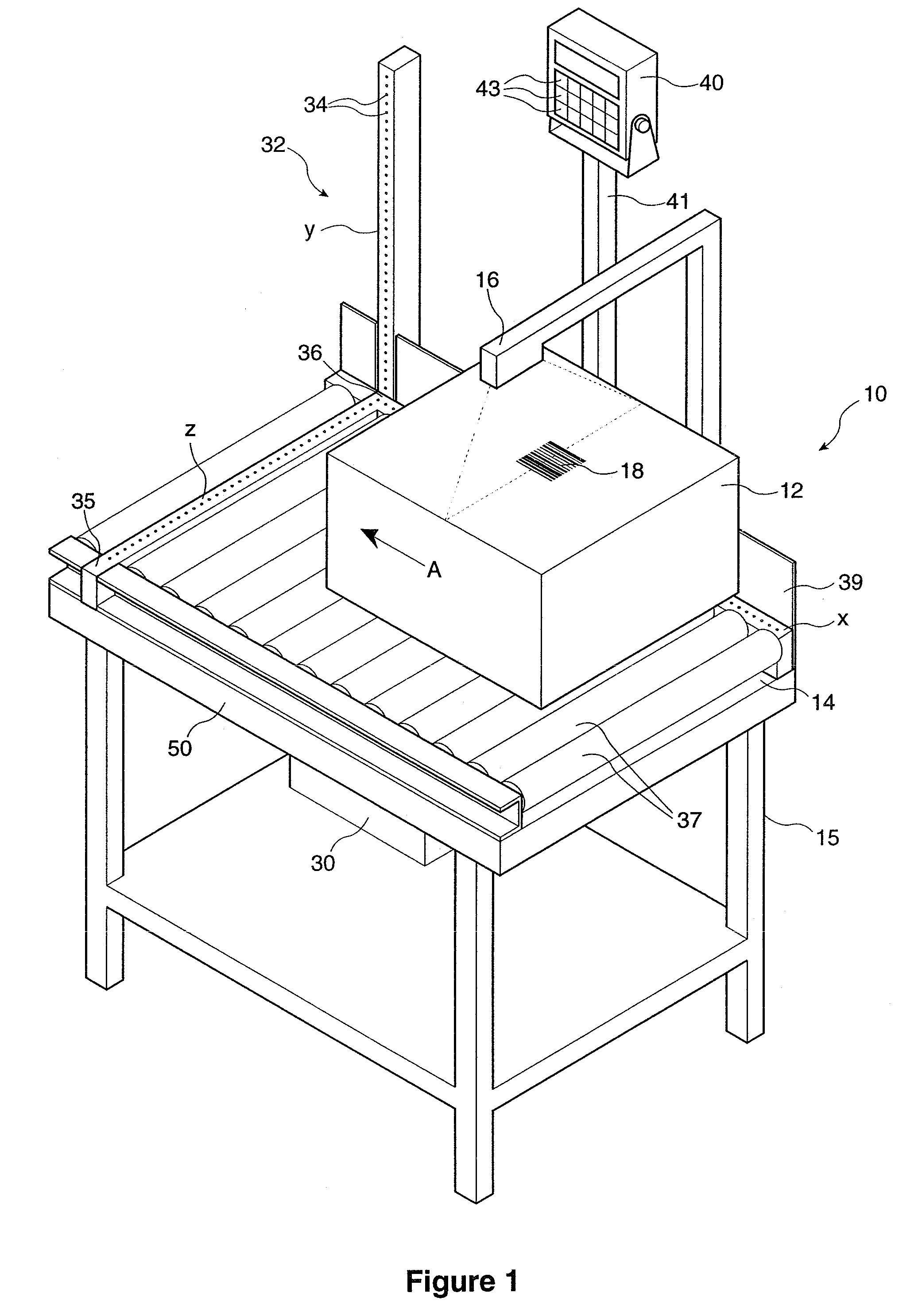 Billing system and method for determining transportation charges for packages