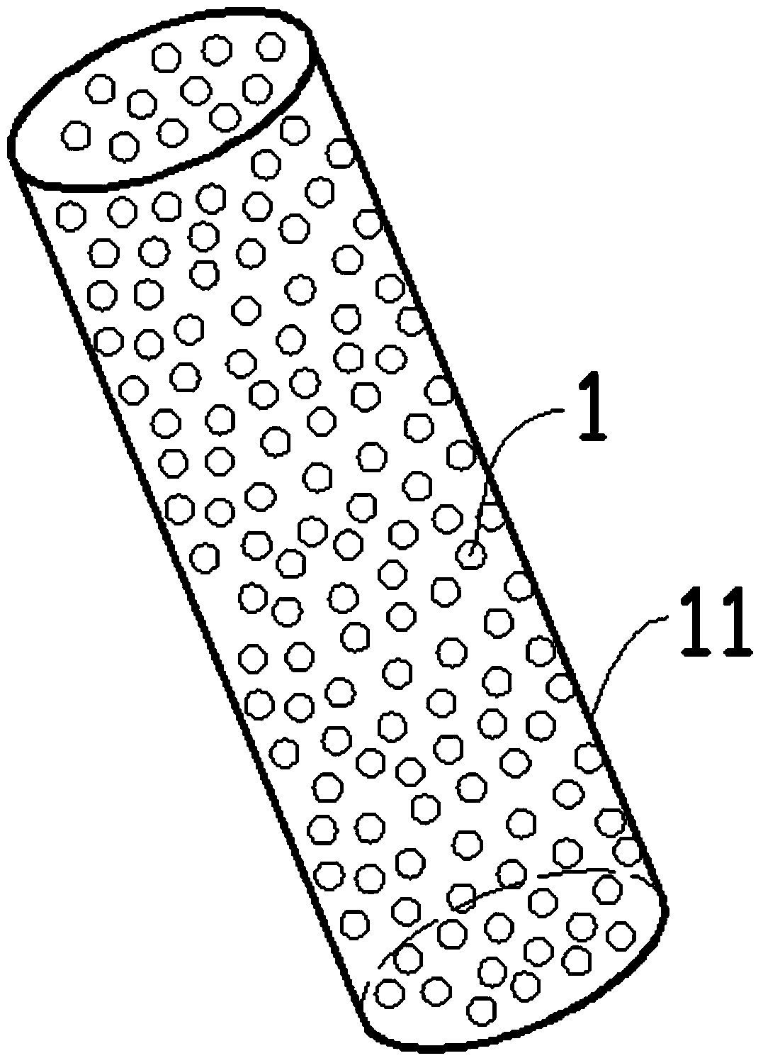 Device for splitting cotton and eliminating metal impurities