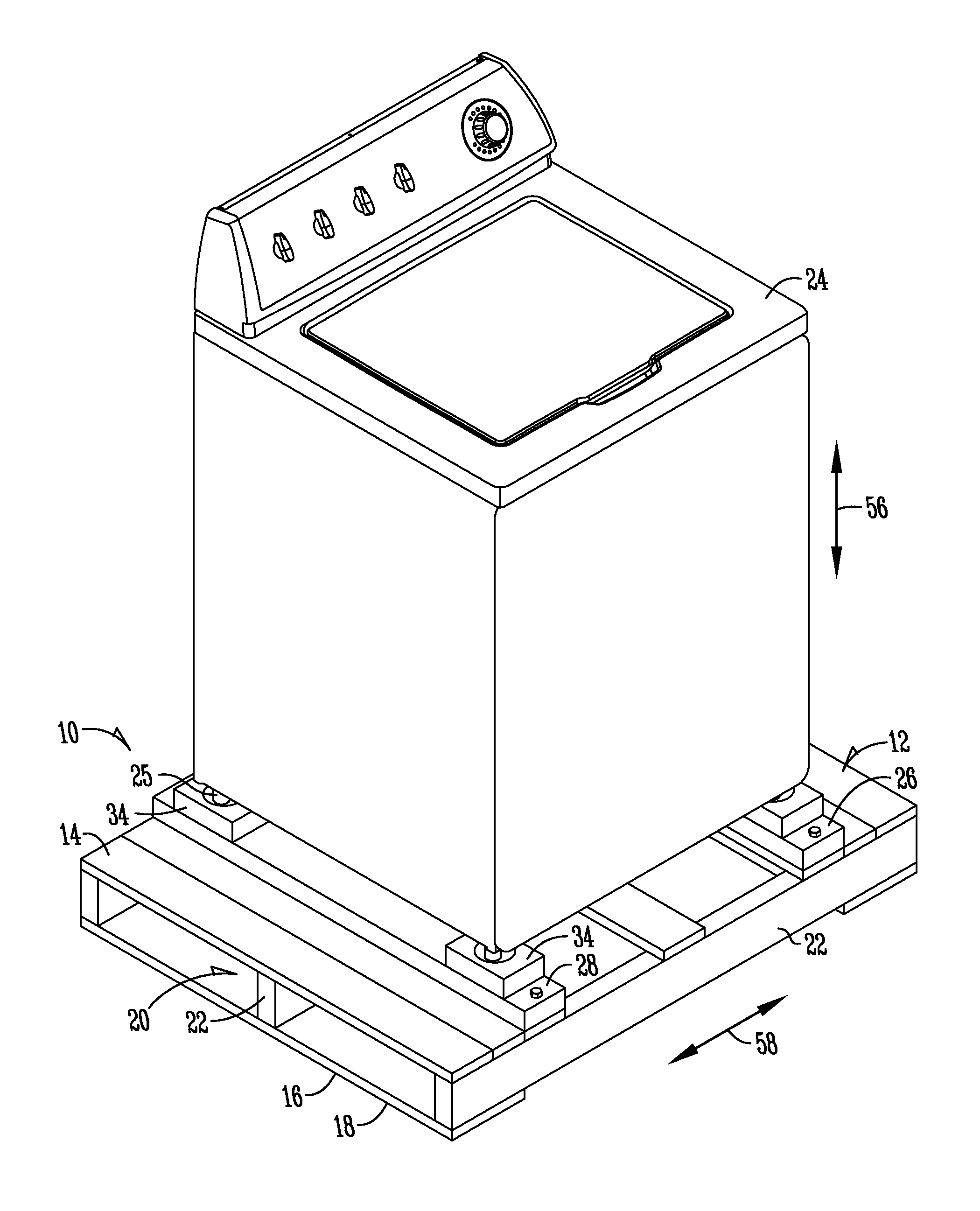 Pallet dampening system