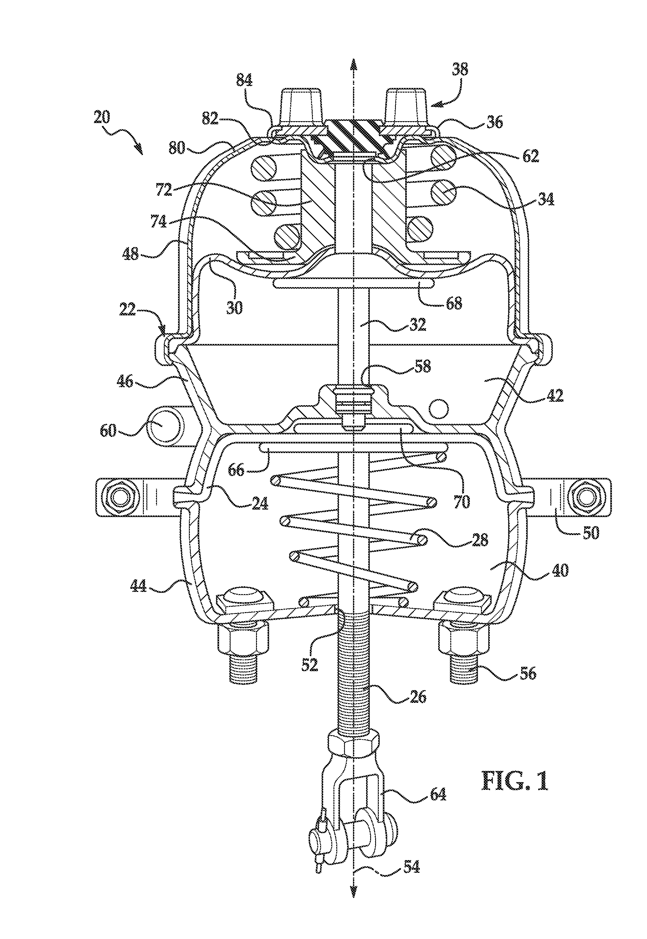 Plug retention system for a brake actuator