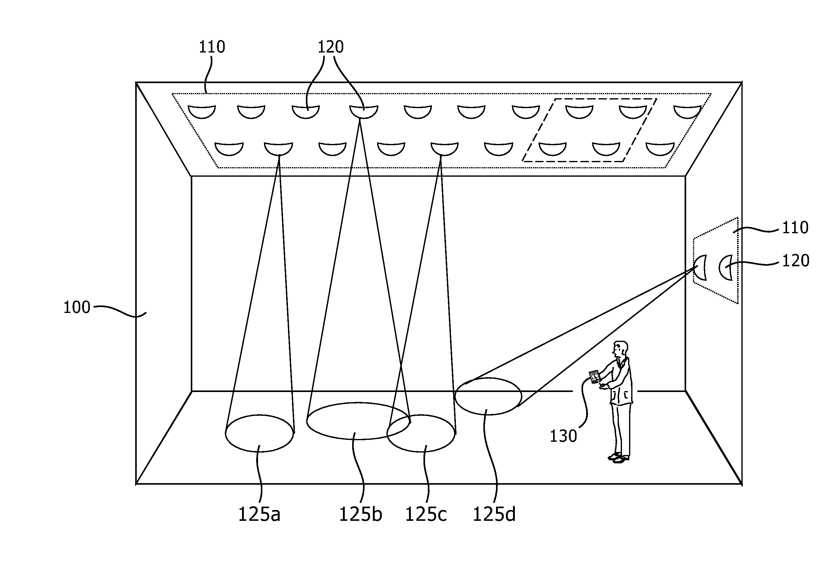 Data Detection For Visible Light Communications Using Conventional Camera Sensor