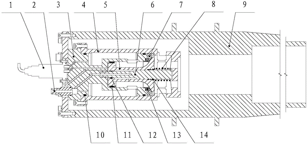 Pneumatic type launching device