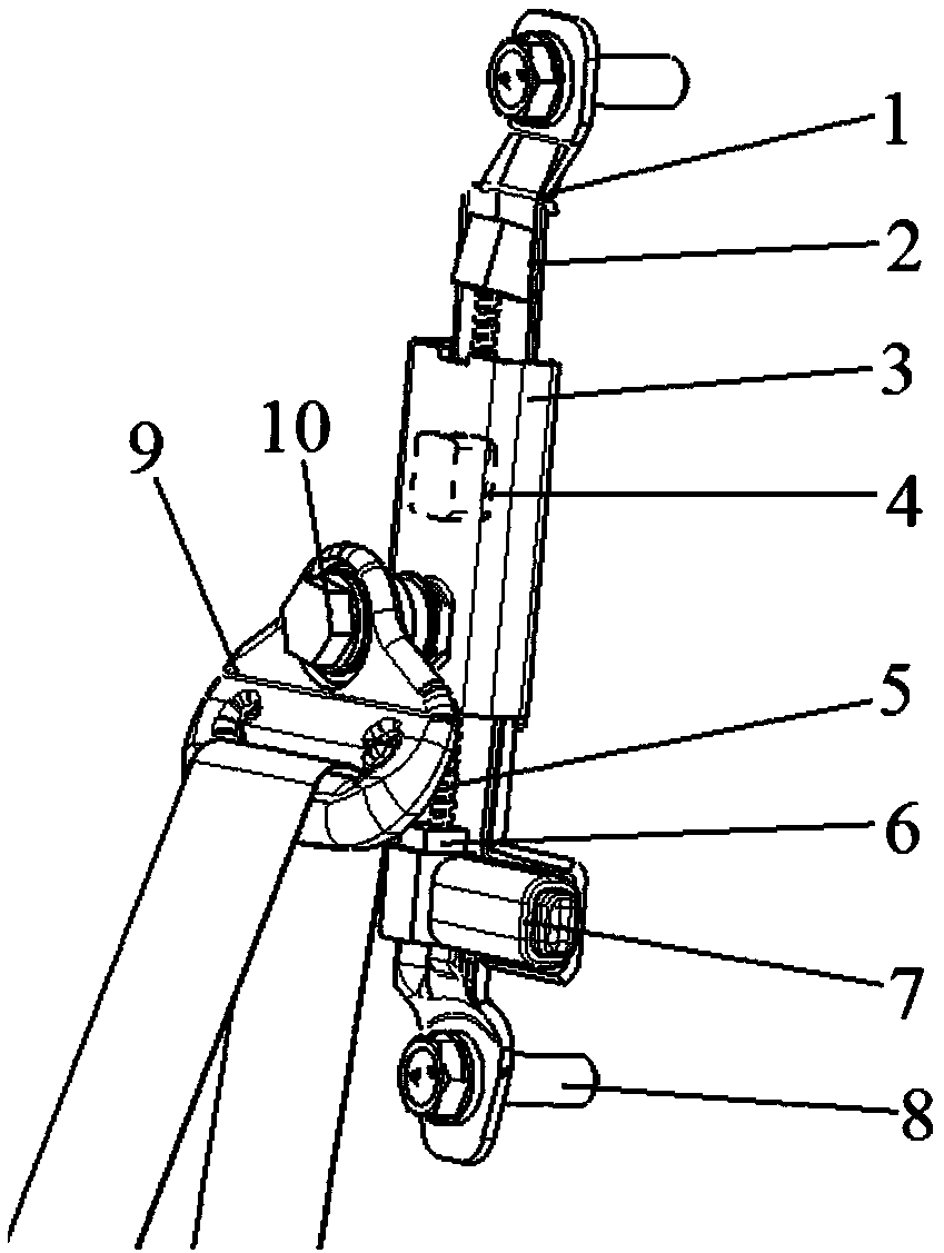 Height adjusting device for automobile safety belt