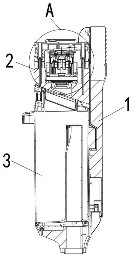 Vacuum source cooling system and cleaning equipment