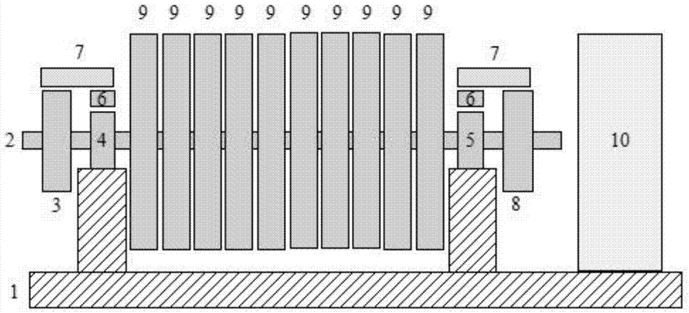 Flywheel energy storage propelling device