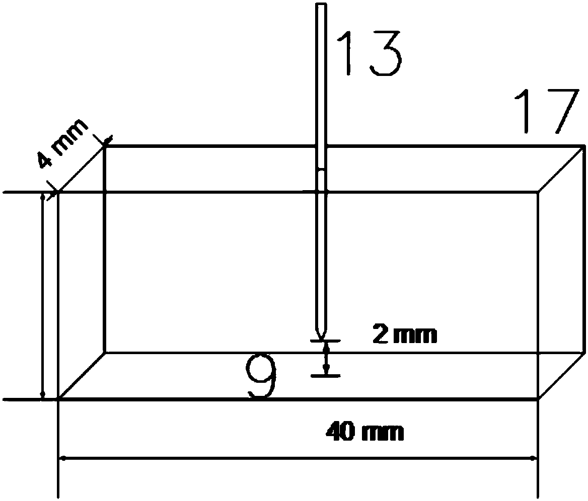 Composite-electric-field-based superconducting insulation material aging evaluation device