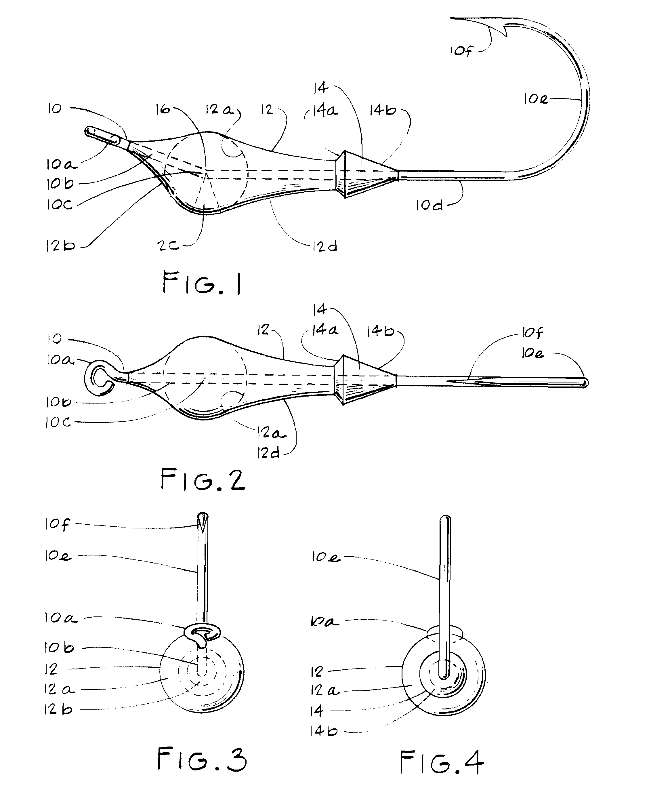 Streamlined Counterbalanced Fishing Jig