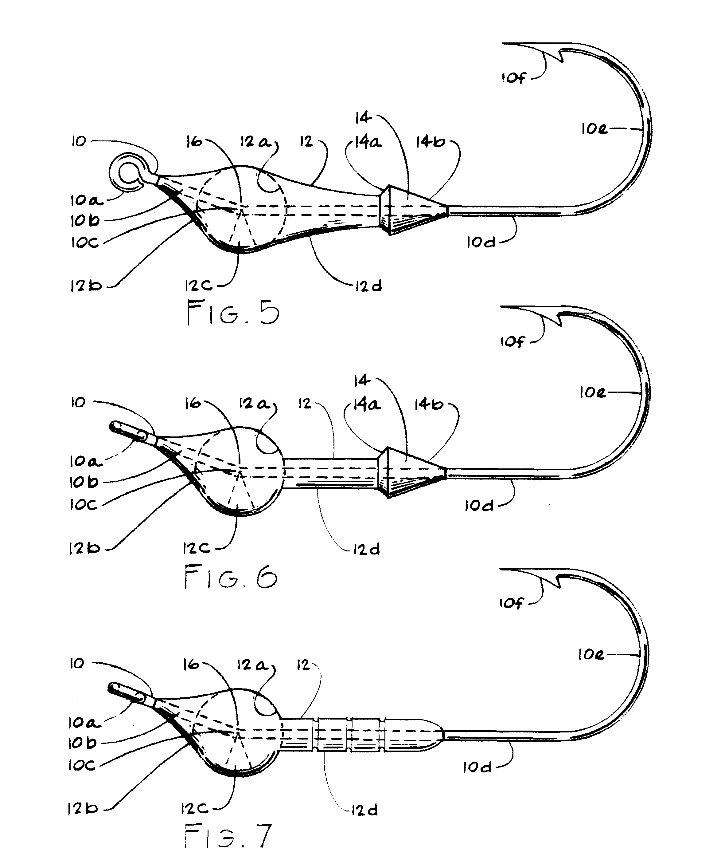 Streamlined Counterbalanced Fishing Jig