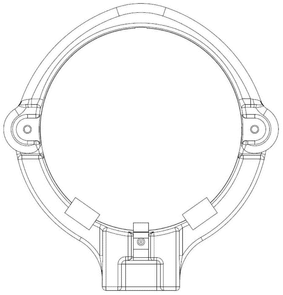 Mechanical testing device for sliding pipe bus support fittings