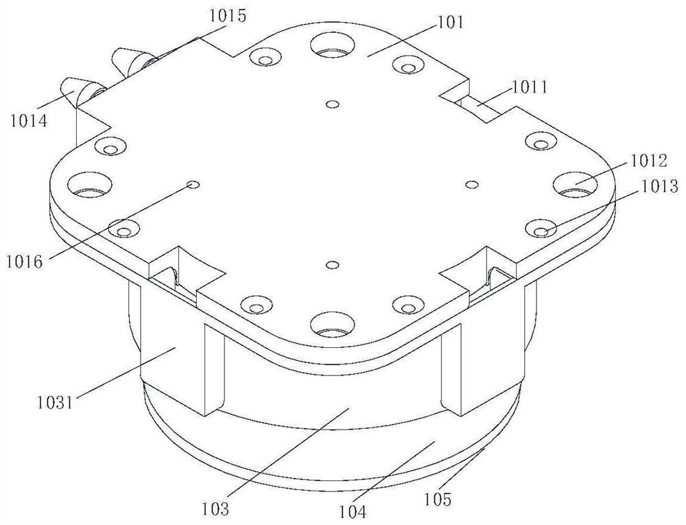 A foot for household appliances and household appliances