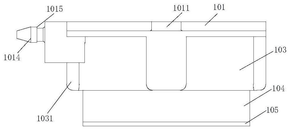 A foot for household appliances and household appliances