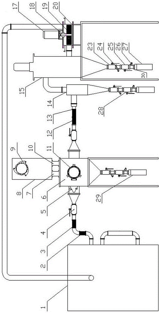 Equipment for preparing nano powder by electrical explosion method