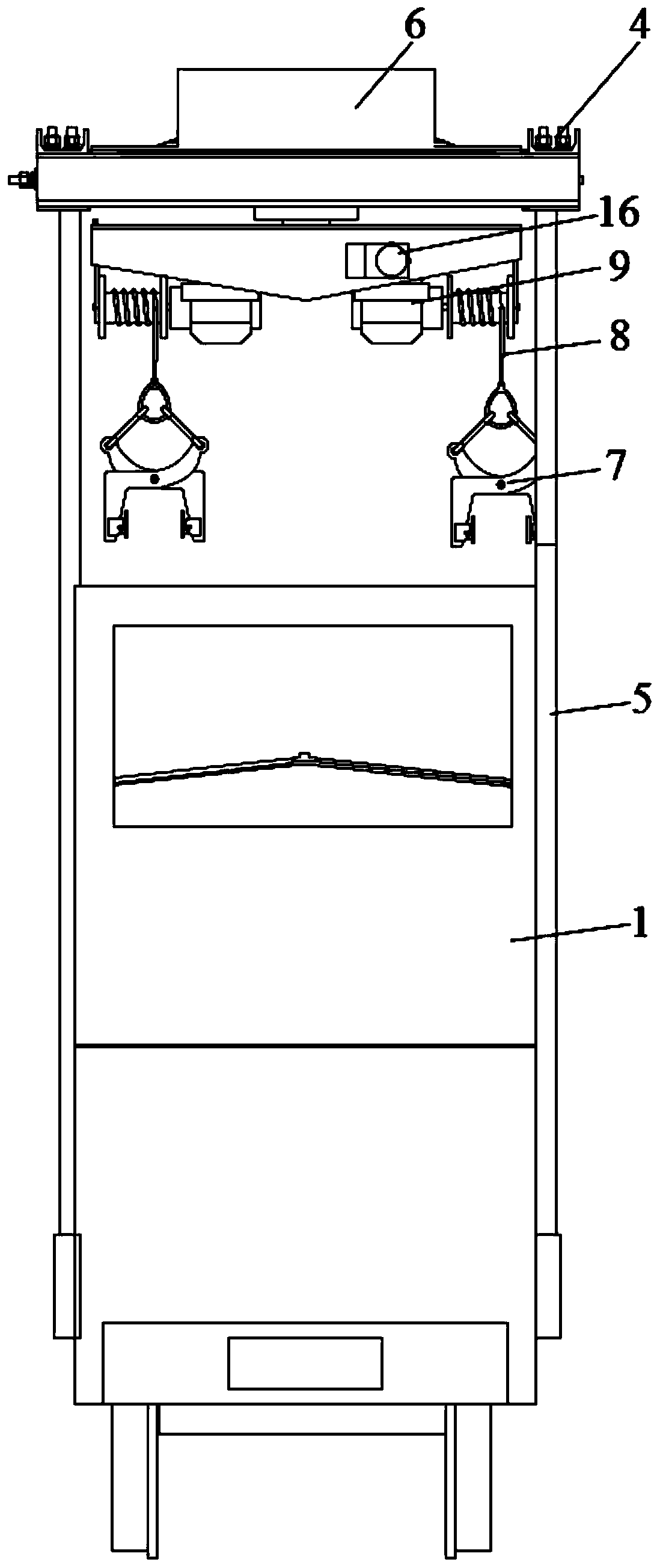 Track laying machine used for coal mine working, and track laying method thereof