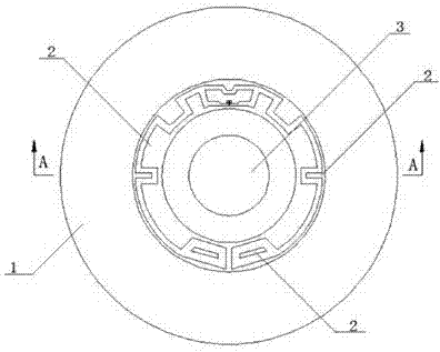 Embedded compact disc ultrahigh-frequency anti-counterfeit electronic label