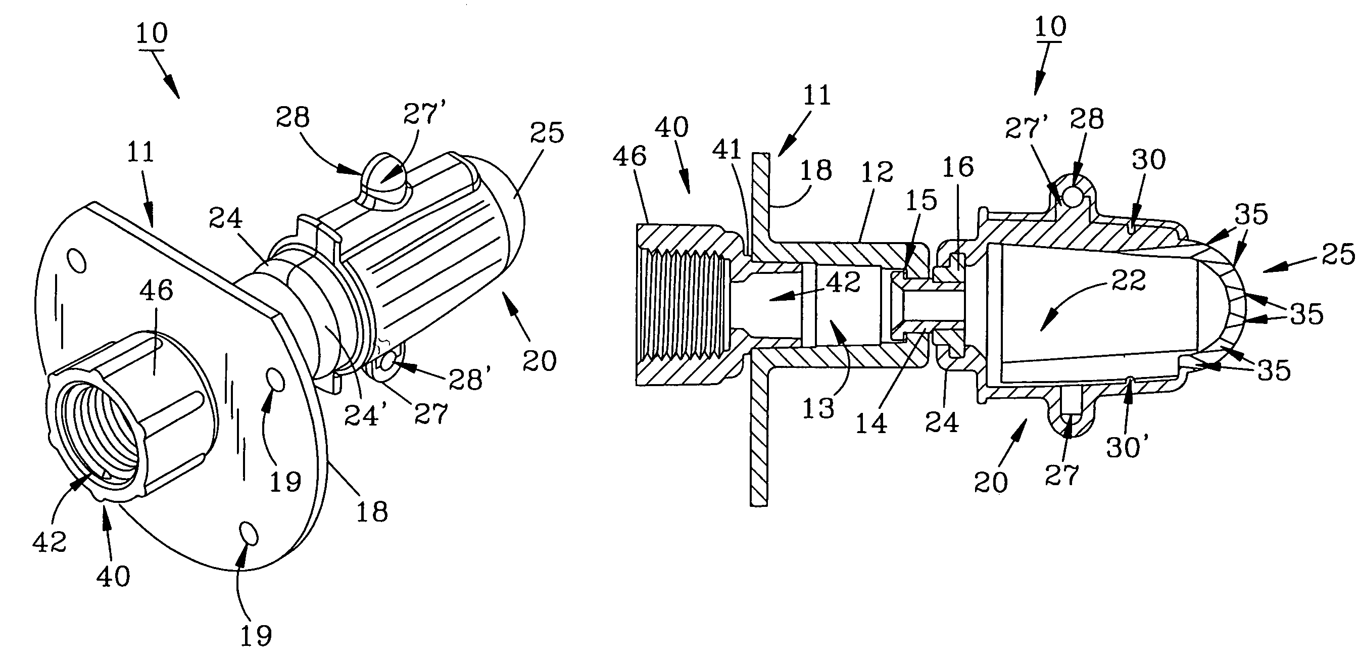 Tank spray head assembly