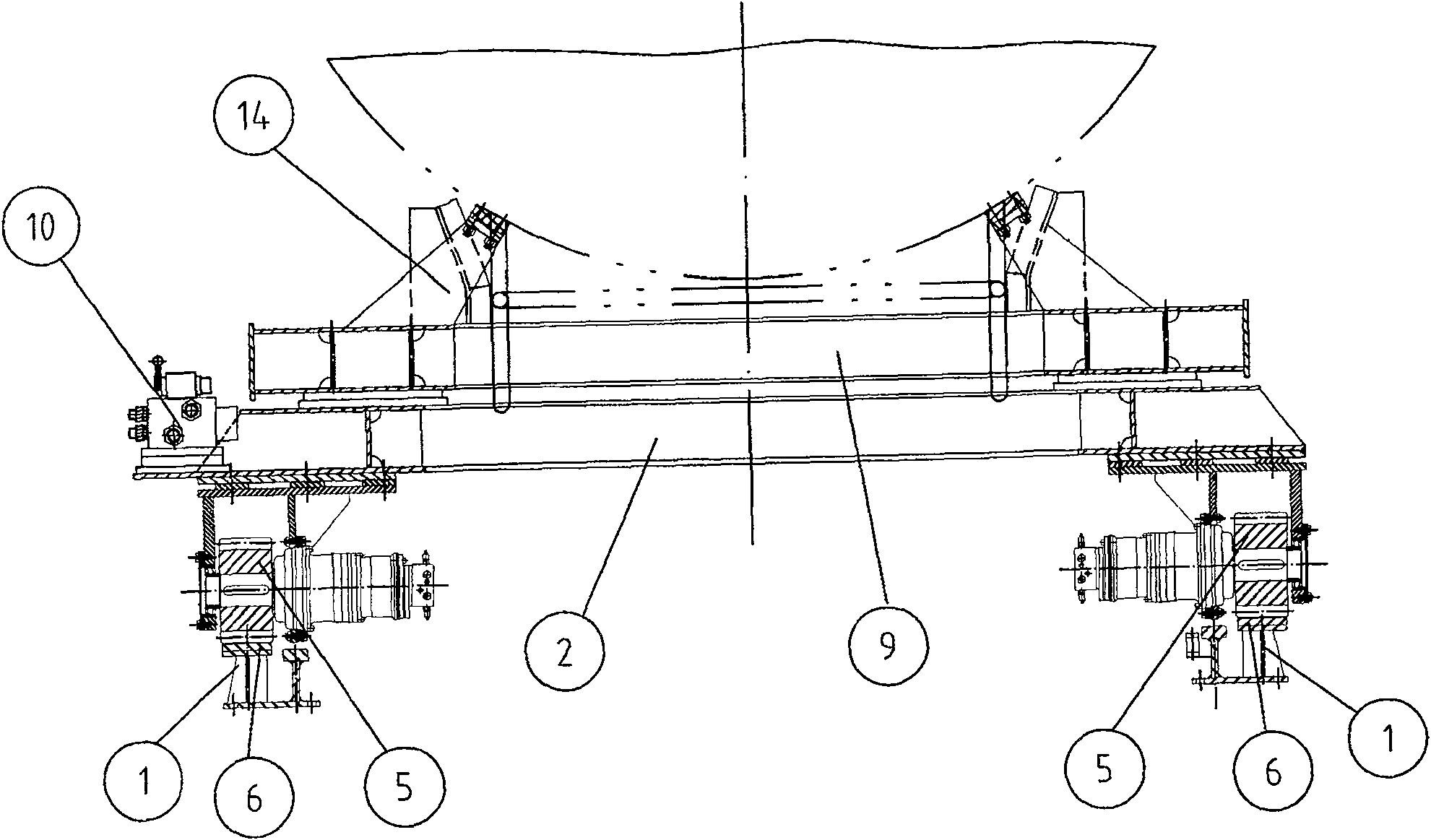 Lift type tram car for the navigation ship