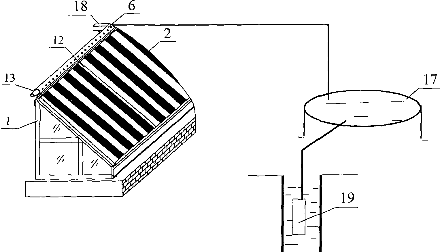 Solar photovoltaic green-house for rearing tomatoes