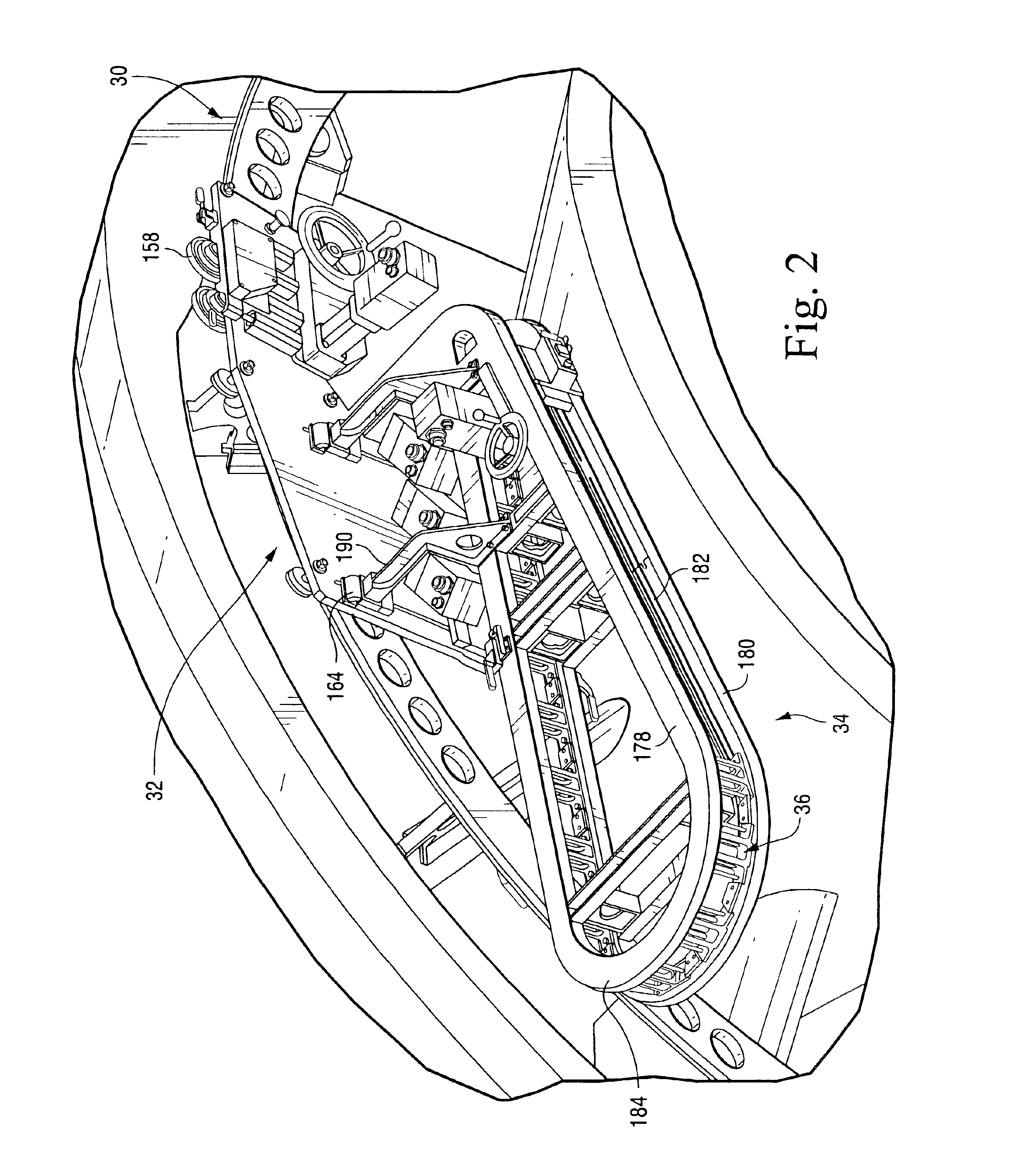 Method for robotically cleaning compressor blading of a turbine