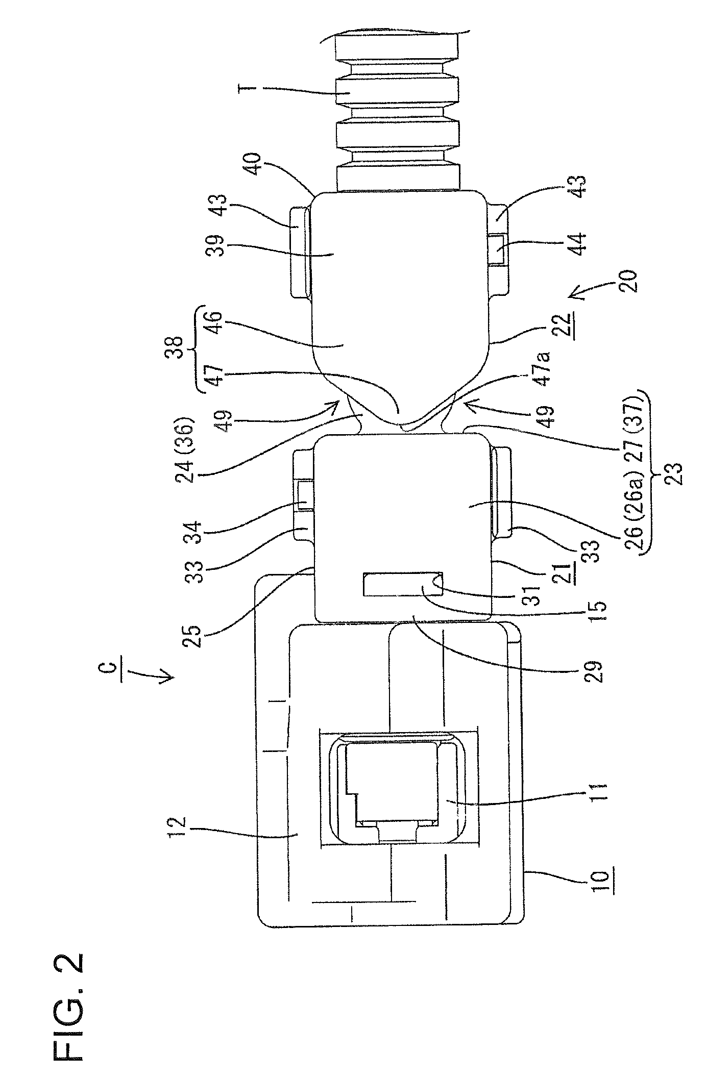 Connector with a wire cover for altering a pull-out direction of wires