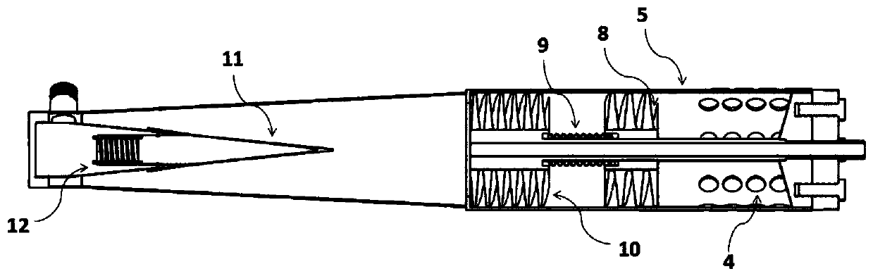 Underground automatic steady-flow type cyclone separator