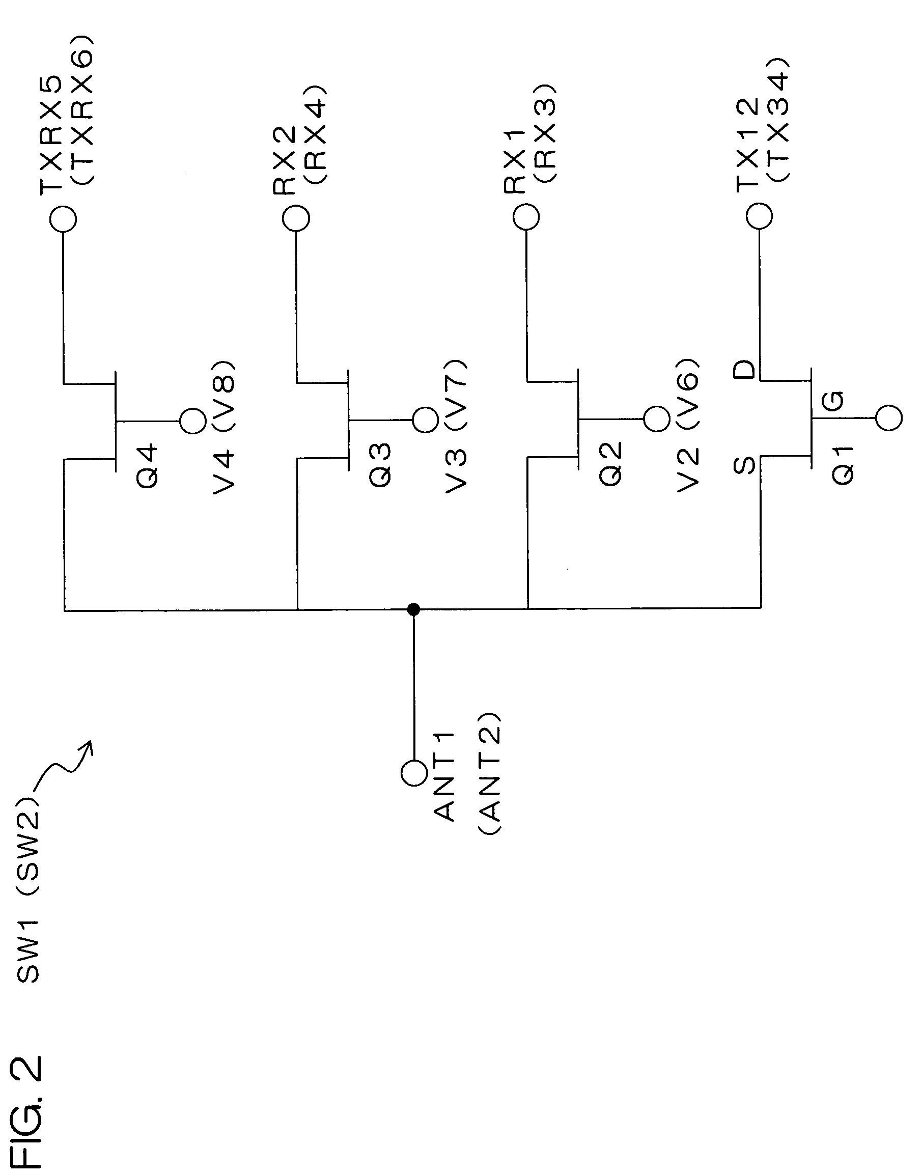 High-frequency switching circuit, high-frequency module, and wireless communications device