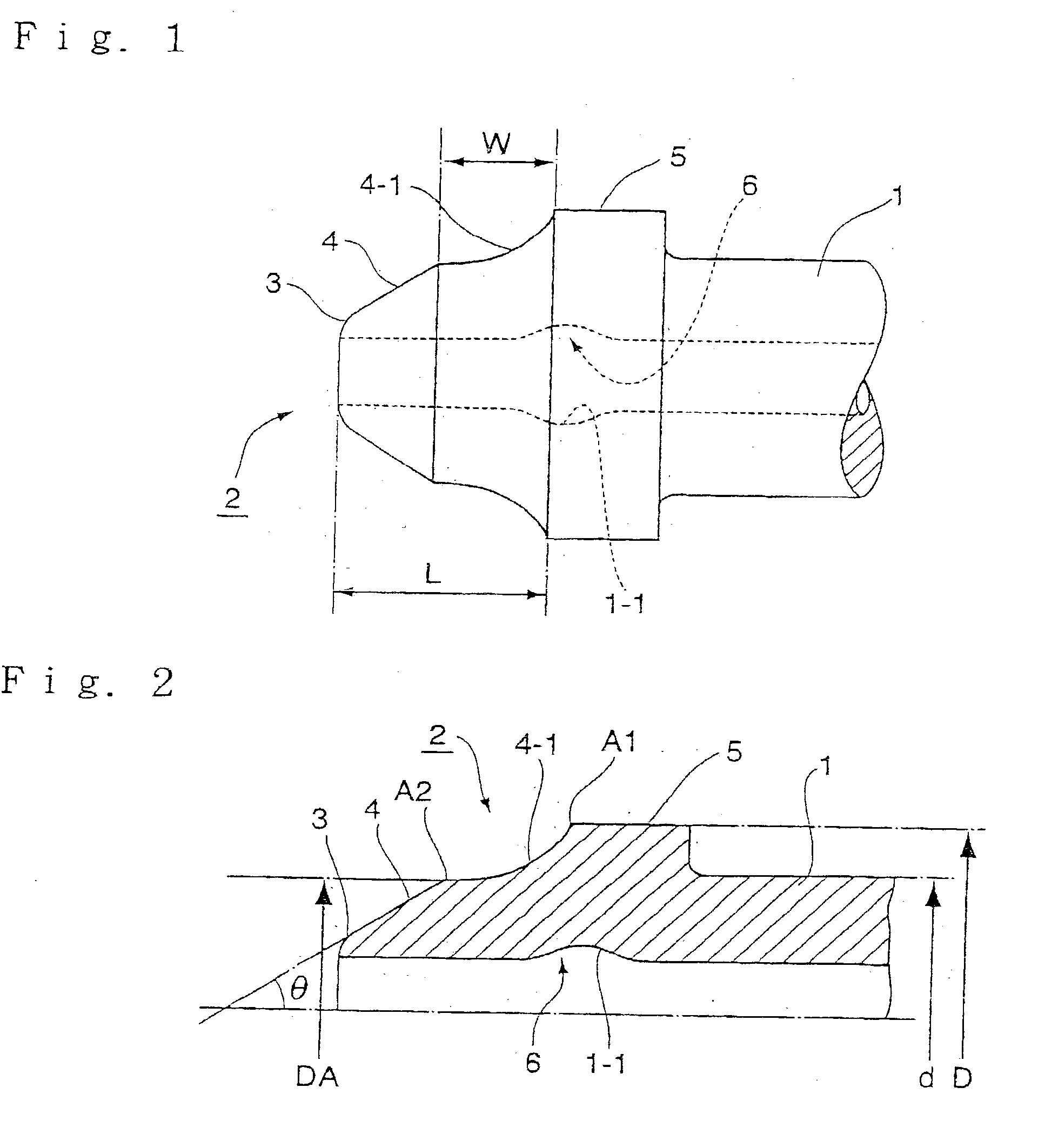 High-pressure fuel injection pipe having connecting head portion