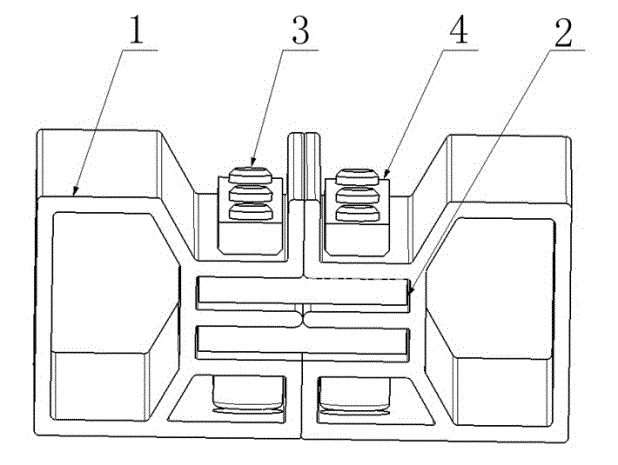 Connecting structure of special aluminum profiles