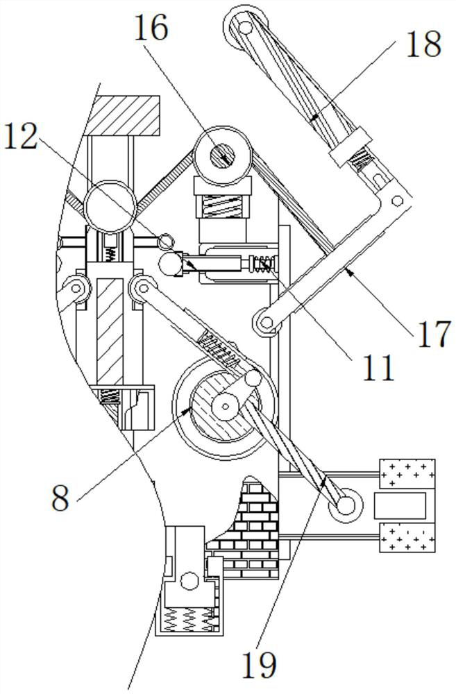 Man-machine interaction intelligent auxiliary equipment for preventing lens mount from being collided