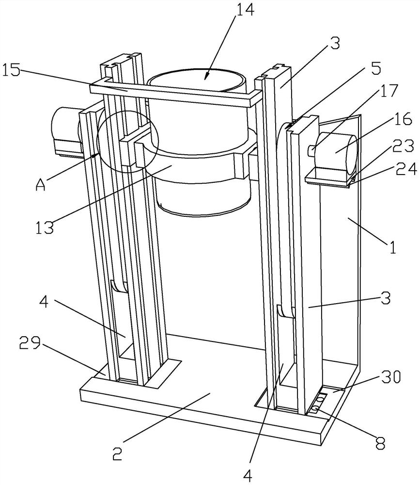 A reverse water delivery device for a canal and its construction method