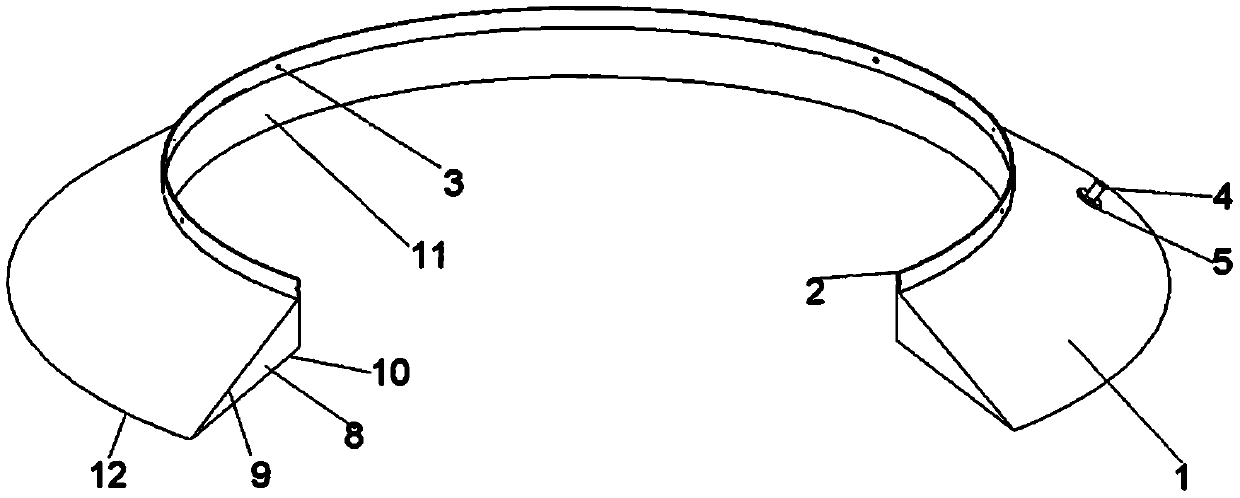 Novel offshore pile anti-stormy-wave device