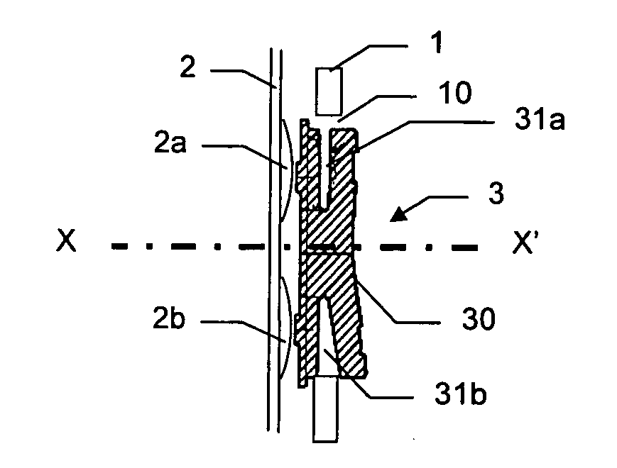 Portable communication device with swiveling key