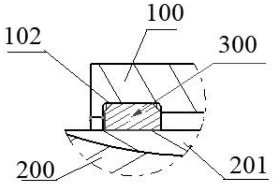 Brake device adopting anti-attrition mechanism of axial floating spline