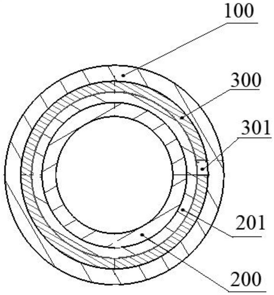 Brake device adopting anti-attrition mechanism of axial floating spline