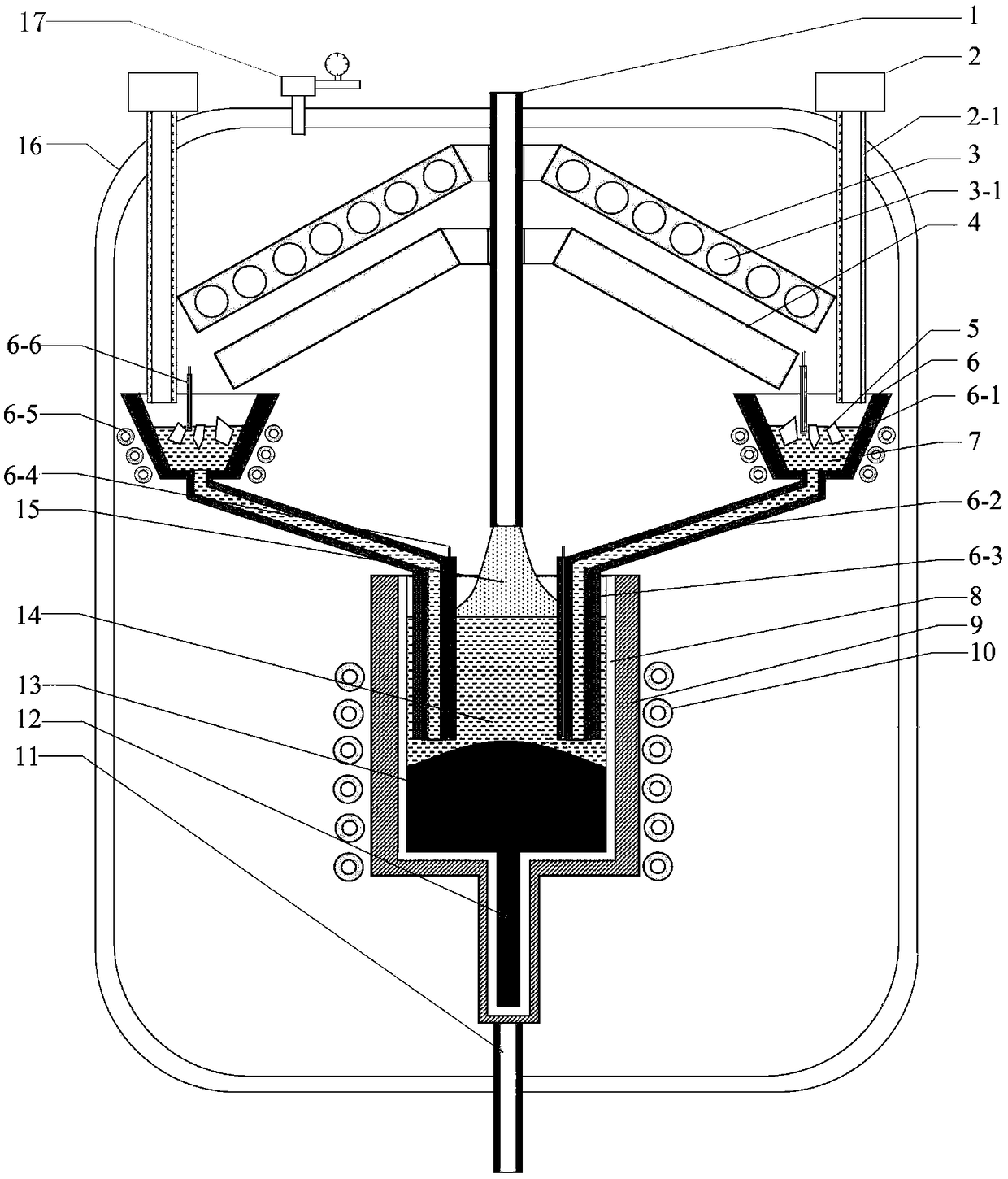 Gallium nitride single crystal growth device