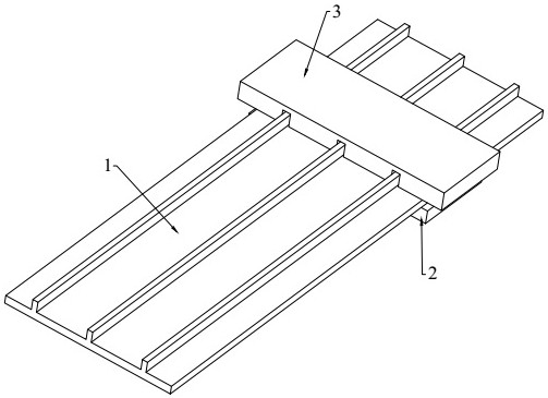 Preparation method of super-flat aluminum alloy ribbed plate profile