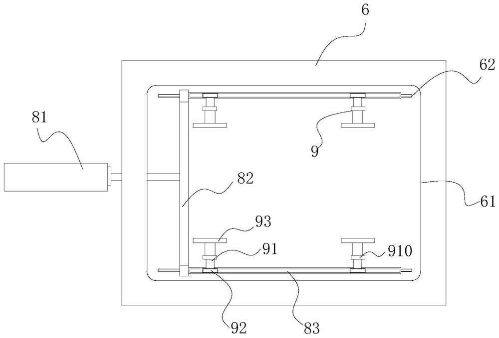 A new energy vehicle battery case stamping forming device