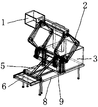 A dial-up pushing device for carton sheets used in the field of packaging