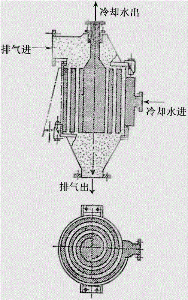 Adjustment device for reducing exhaust back pressure of internal combustion engine