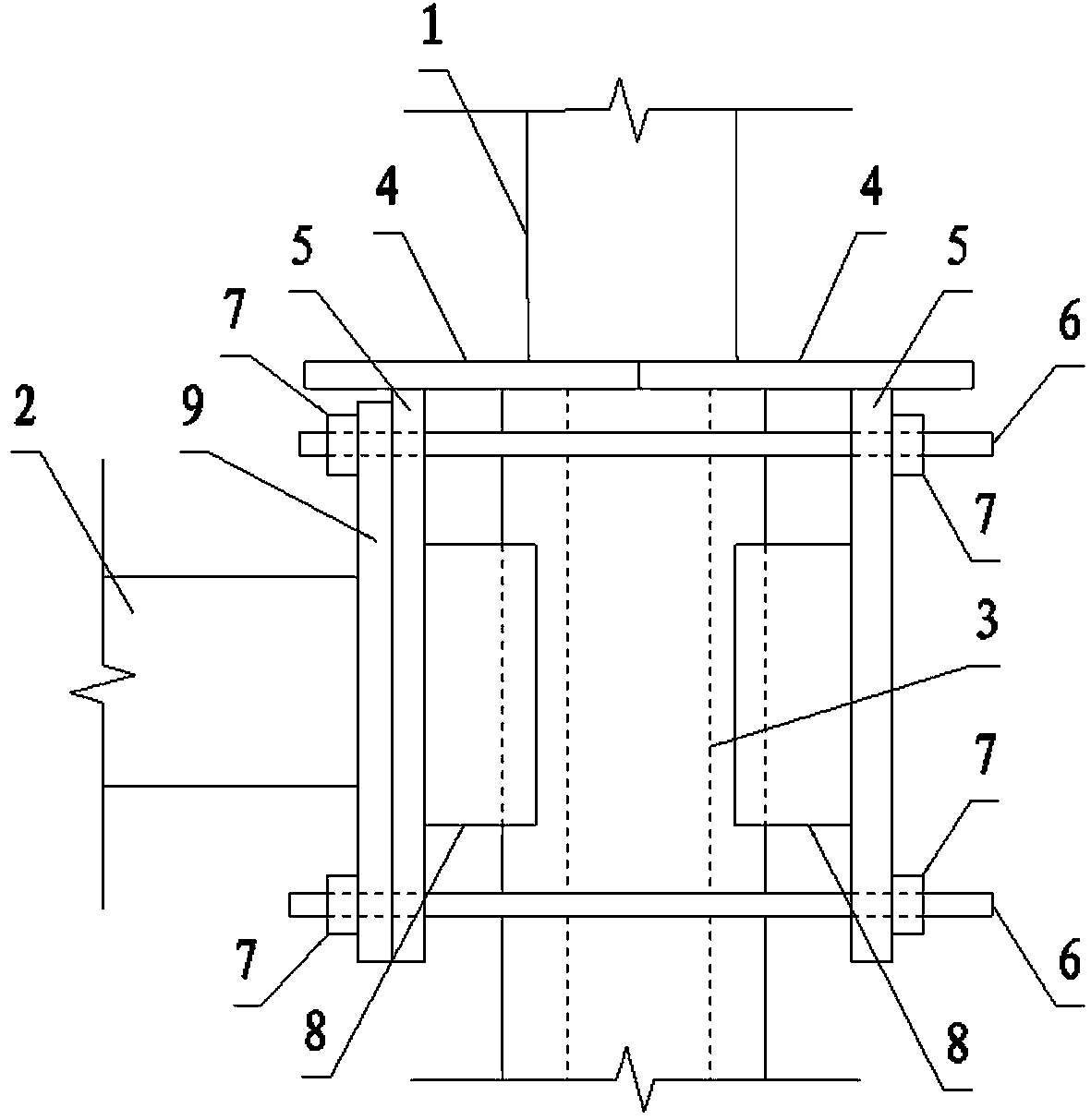 Vertical and horizontal pipe pile loading device