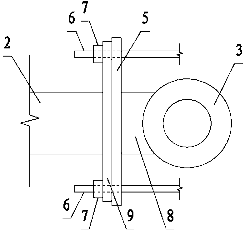 Vertical and horizontal pipe pile loading device