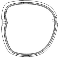 Injection mold and injection molding method for integrally-formed gradient color lens