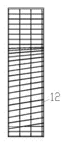 Hanging side formwork of cradle