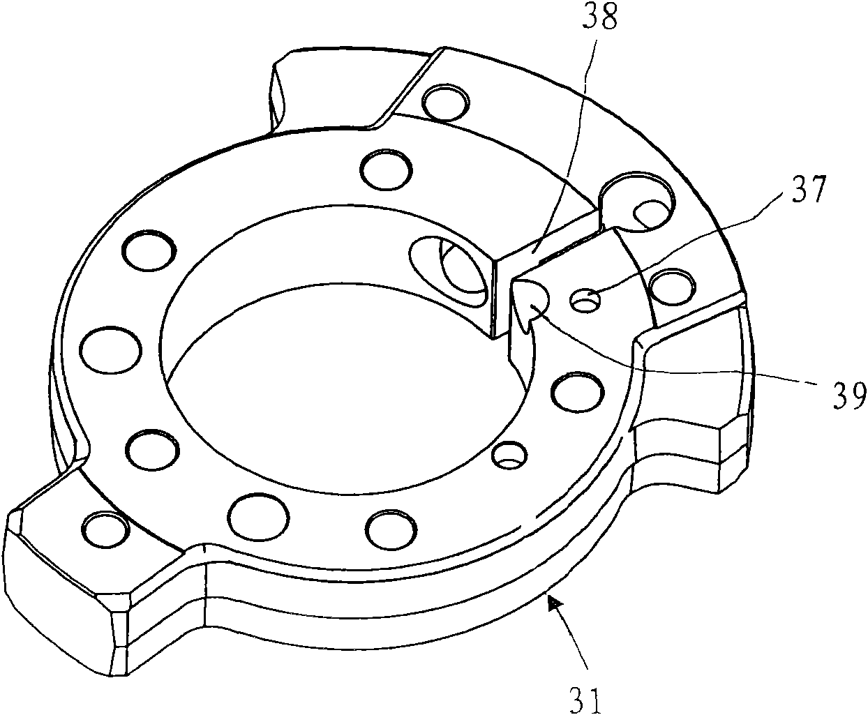 Resonant cavity structure of closed compressor