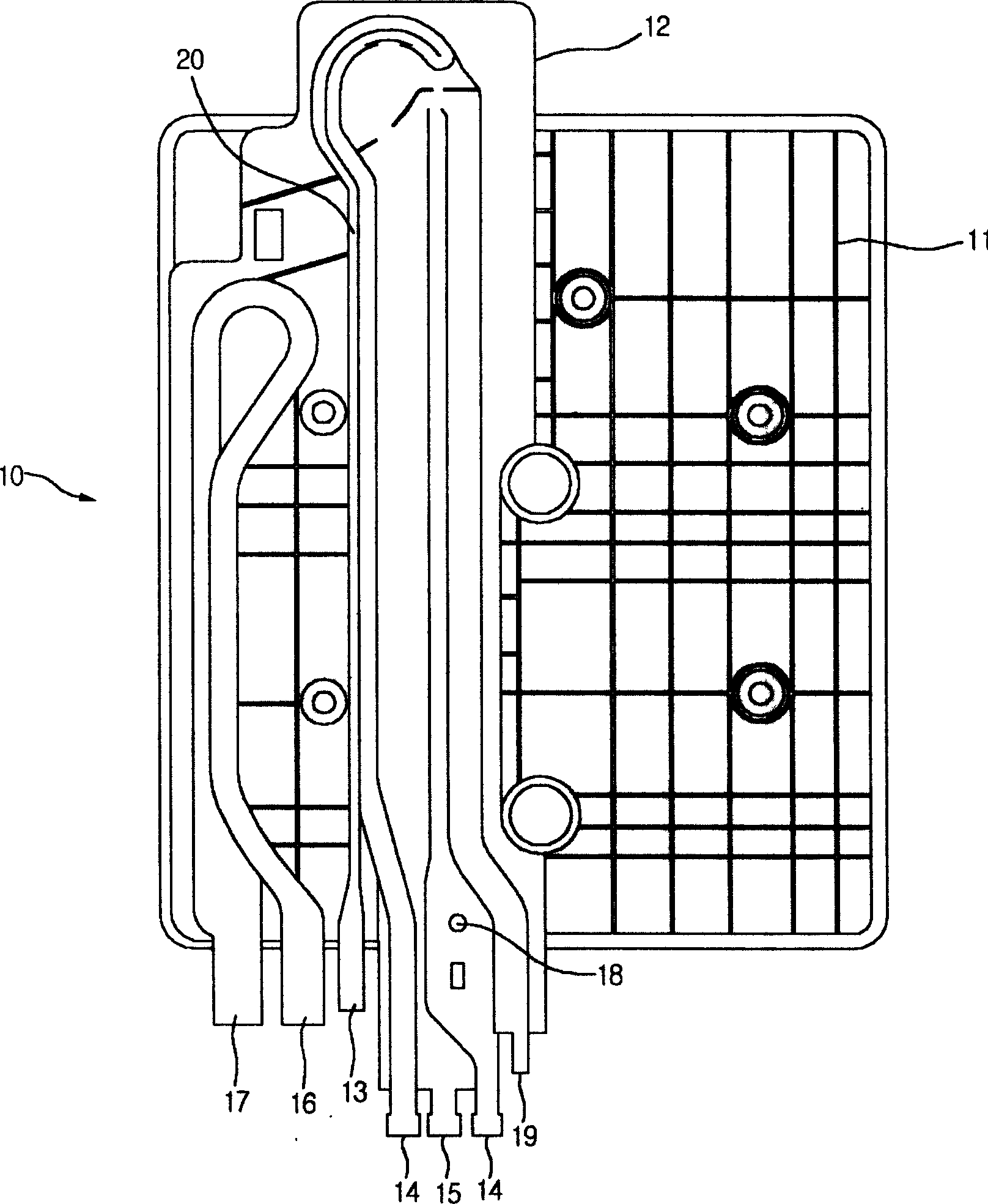 Air brake of bowl washer